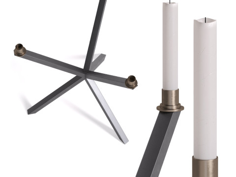 Tripod Candleholder by NEB 3D Модель