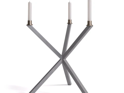 Tripod Candleholder by NEB 3D Model