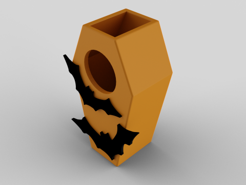 Halloween Themed Pen Holder Modello di stampa 3D