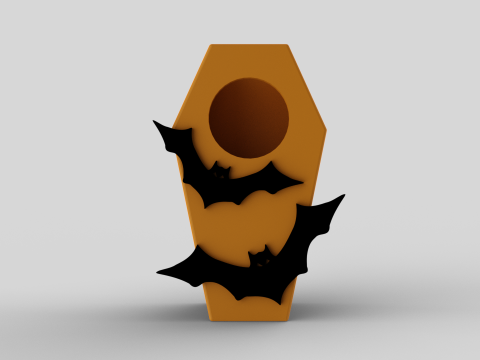 Halloween Themed Pen Holder 3D 프린트 모델