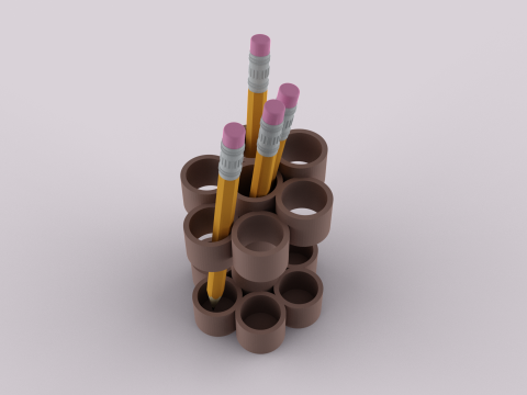 Decorative Pen Holder 3Dプリントモデル