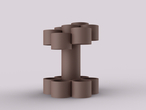 Decorative Pen Holder 3Dプリントモデル