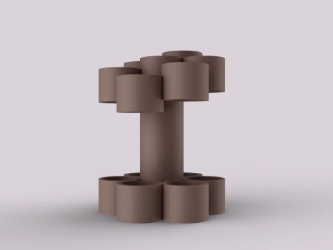 Decorative Pen Holder 3D Print Model