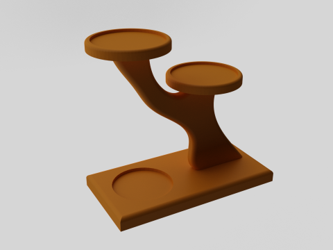 Decorative Succulent Planter Stand 3D Print Model