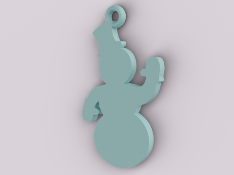 Christmas Themed Keychains Modèles 3D en vedette