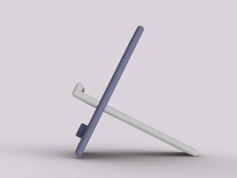 PERSONALIZED PORTABLE PHONE STAND 3D Print Model