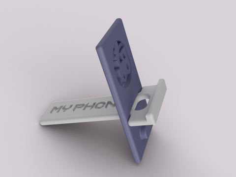 PERSONALIZED PORTABLE PHONE STAND 3Dプリントモデル