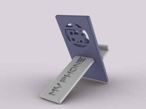 PERSONALIZED PORTABLE PHONE STAND 3Dプリントモデル