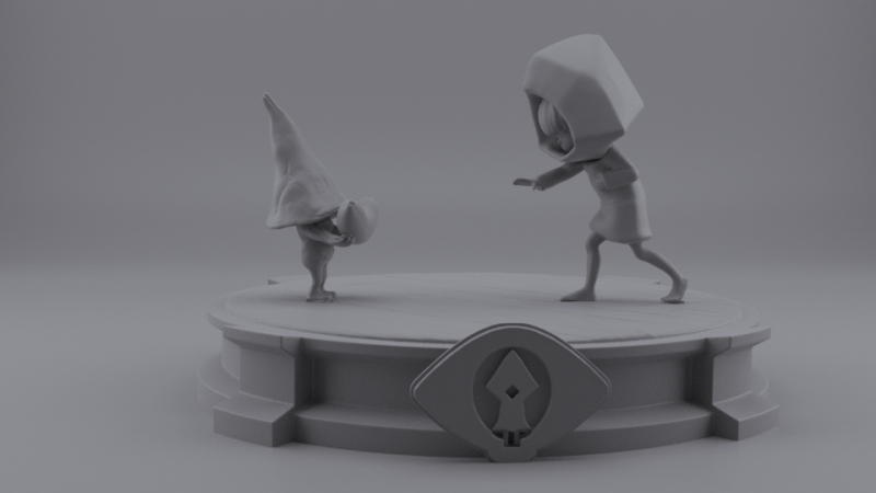 SIX DIORAMA LITTLE NIGHTMARES 3D 모델 .c4d .max .obj .3ds .fbx .stl .blend 