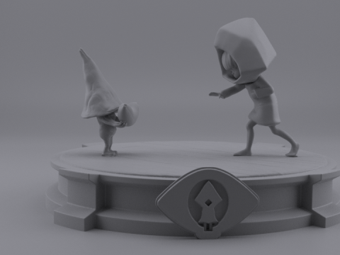 SIX DIORAMA LITTLE NIGHTMARES Model 3D