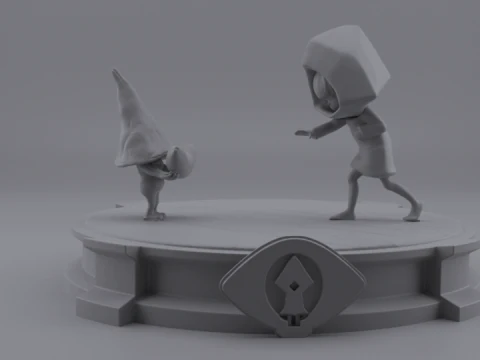 छह डायोरामा छोटे दुःस्वप्न 3D मॉडल