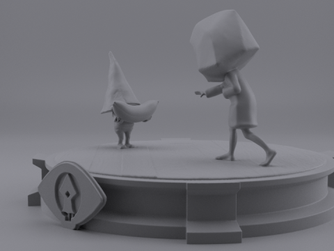 SIX DIORAMA LITTLE NIGHTMARES 3D 모델