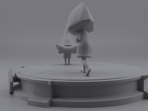 SIX DIORAMA LITTLE NIGHTMARES 3D 모델
