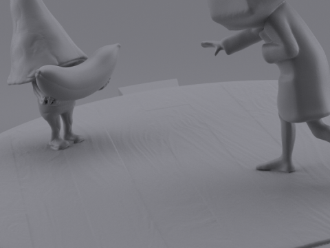 SIX DIORAMA LITTLE NIGHTMARES 3D 모델