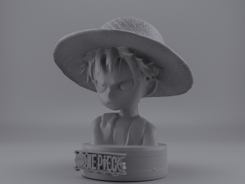 LITTLE LUFFY BUST Model 3D