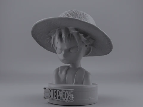 MAŁY BIUST LUFFY'EGO Model 3D