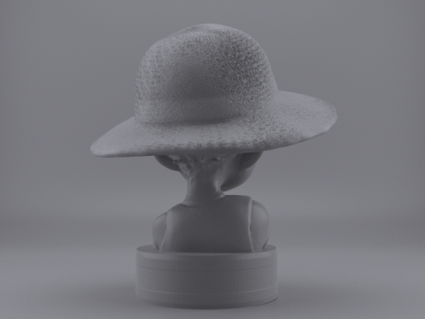 LITTLE LUFFY BUST 3D Model