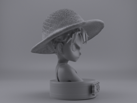 LITTLE LUFFY BUST 3D Model