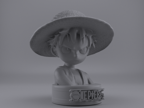 LITTLE LUFFY BUST 3D Model