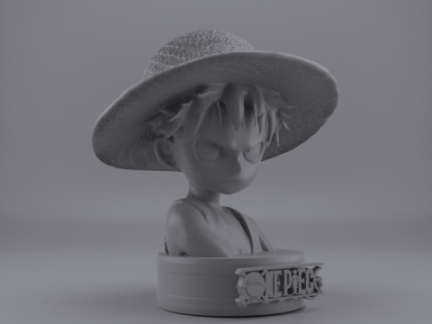 LITTLE LUFFY BUST 3D Model