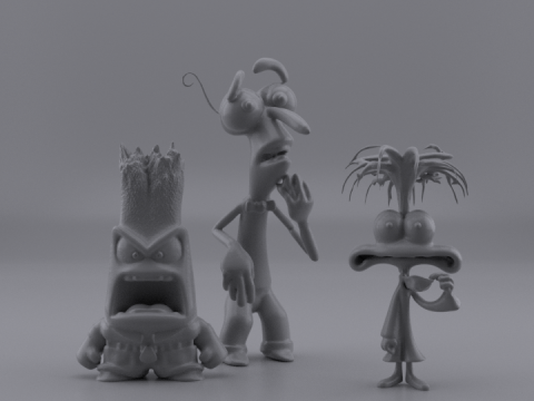 SET CHARACTERS OF INSIDE OUT 2 Model 3D