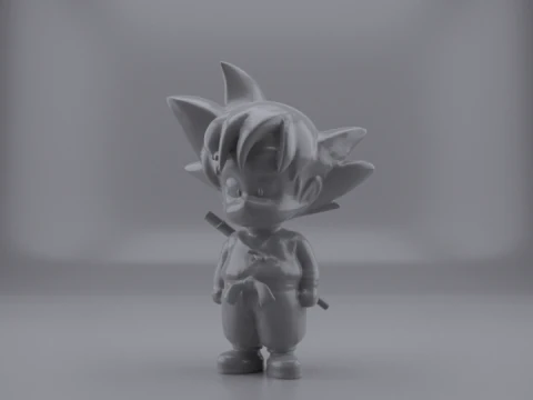 छोटी गोकू आकृति 3D मॉडल