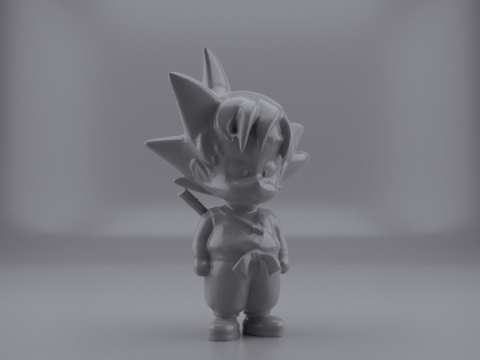 LITTLE GOKU FIGURE 3D Model