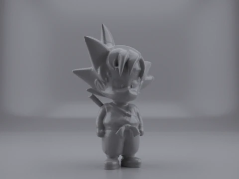 LITTLE GOKU FIGURE 3D Model