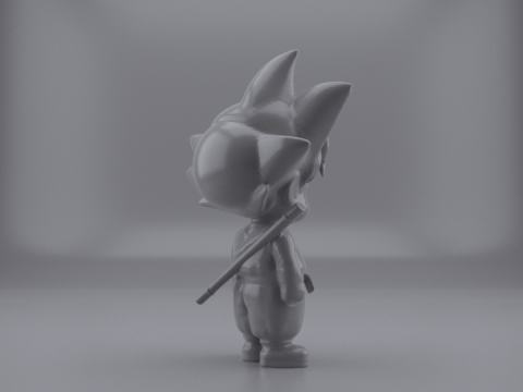 LITTLE GOKU FIGURE 3D Model
