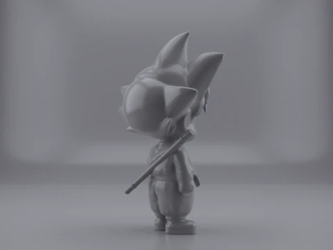 LITTLE GOKU FIGURE 3D Model