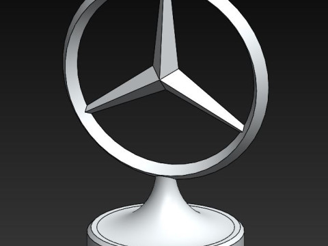 Mercedes-Benz award bust logo statue 3D Print Model