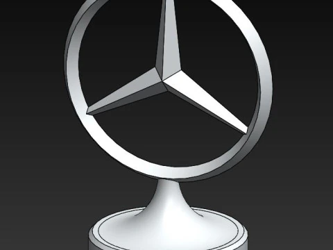 Statua z logo popiersia nagrody Mercedes-Benz Model do druku 3D