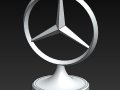 Mercedes-Benz award bust logo statue 3D 打印模型