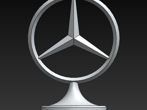 Mercedes-Benz award bust logo statue 3D 打印模型