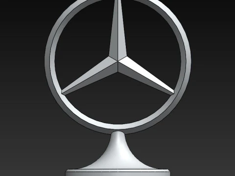 Mercedes-Benz award bust logo statue 3D Print Model