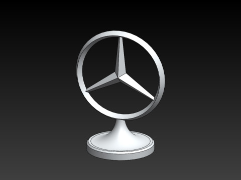 Mercedes-Benz award bust logo statue 3D 打印模型