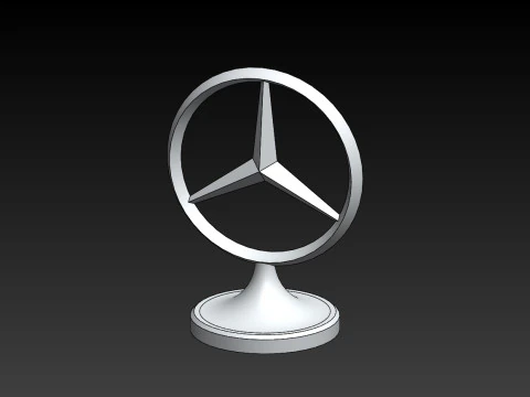 Mercedes-Benz award bust logo statue 3D Print Model