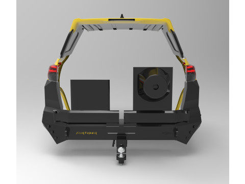 Ecotechne Rear Bumper for Toyota Fortuner 3D Model