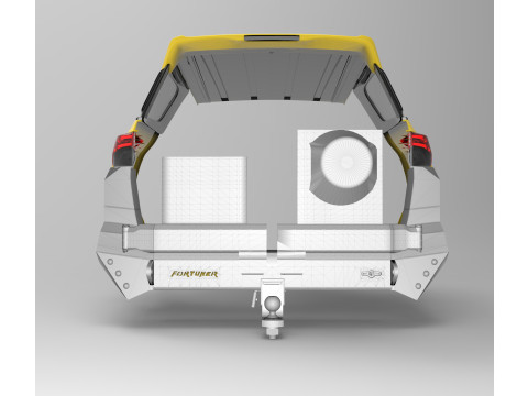 Ecotechne Rear Bumper for Toyota Fortuner 3D Model