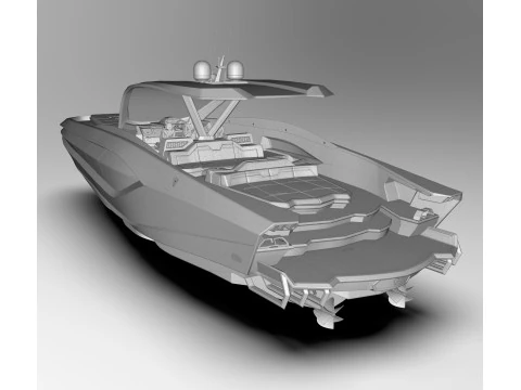 Tecnomar 63 Modello 3D