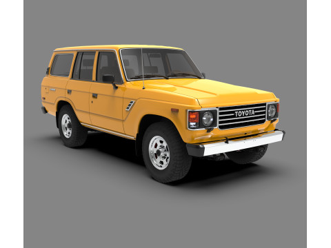 Toyota Land Cruiser FJ60 1980 3D Model