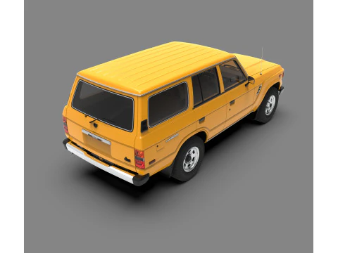 Toyota Land Cruiser FJ60 1980 Modello 3D