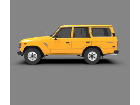 Toyota Land Cruiser FJ60 1980 Modello 3D