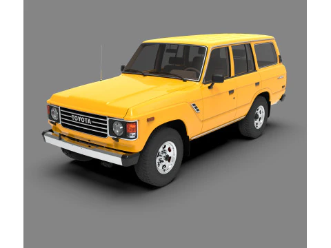 Toyota Land Cruiser FJ60 1980 Modello 3D