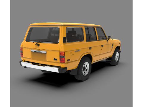 Toyota Land Cruiser FJ60 1980 3D Model