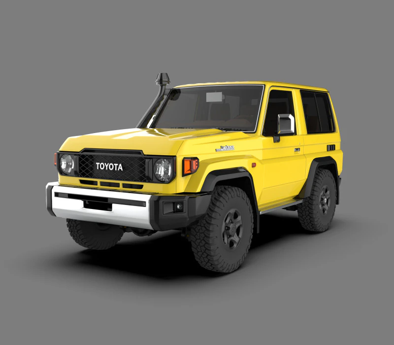 Toyota Land Cruiser J71 2024 Modelo 3D .c4d .max .obj .3ds .fbx .stl .blend 