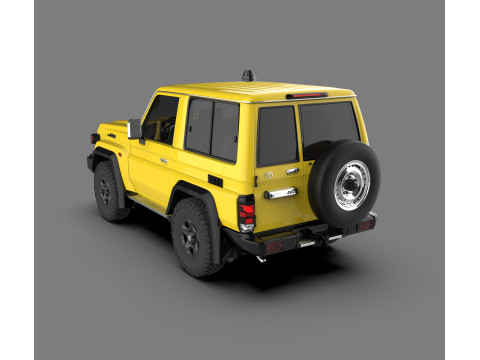 Toyota Land Cruiser J71 2024 3D Model