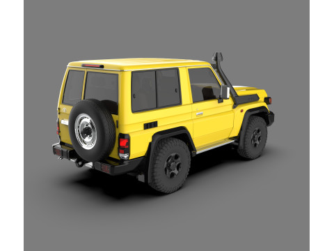 Toyota Land Cruiser J71 2024 3D Model