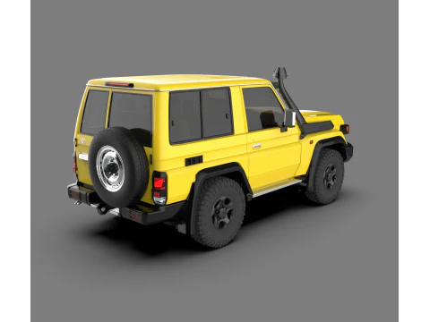 Toyota Land Cruiser J71 2024 Modelo 3D