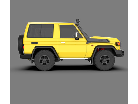Toyota Land Cruiser J71 2024 3D Model